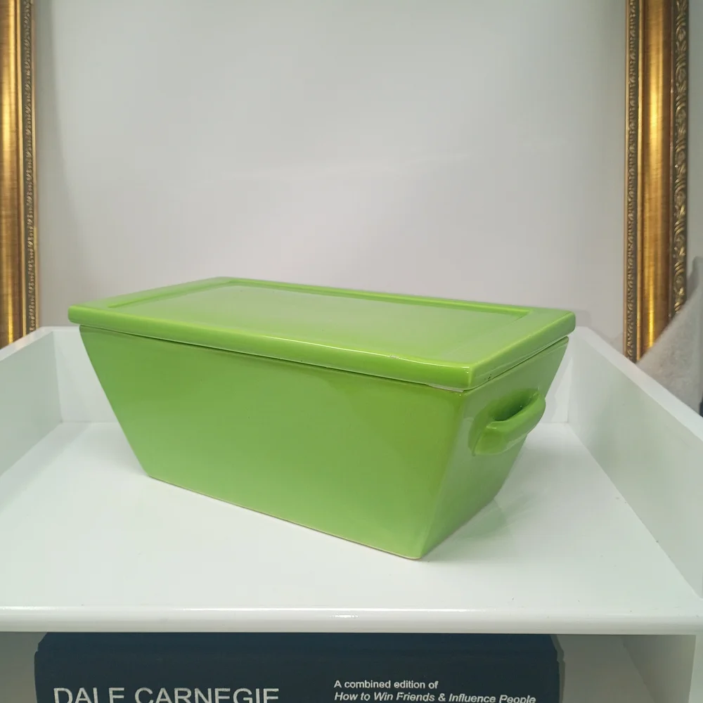 Green Ceramic Serveware Dish